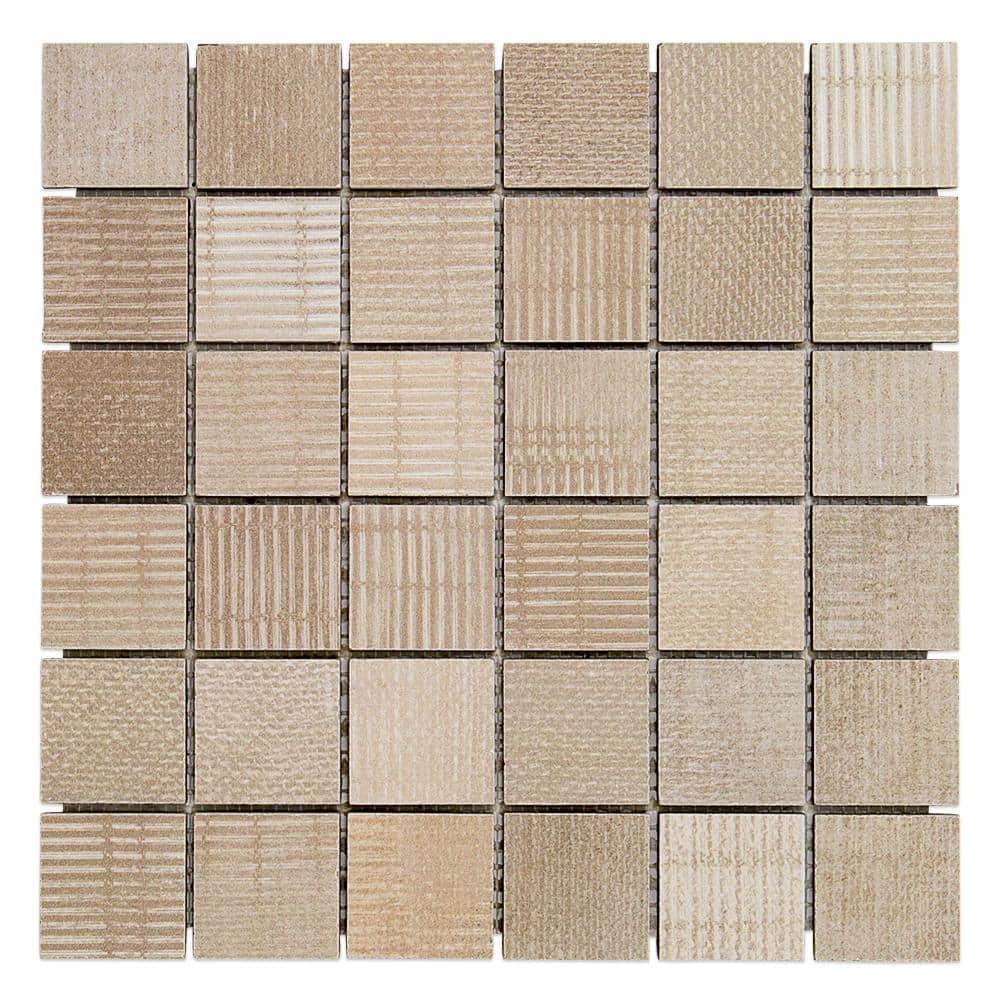 Lungo 4 in. x 8 in. x 10mm Beige Matte Porcelain Floor and Wall Tile Sample -  Ivy Hill Tile, HDX9988282