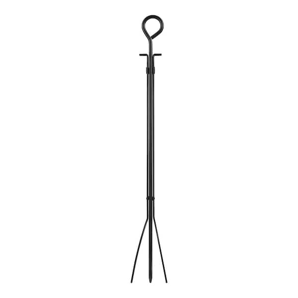 Vigoro 1.574 in. x 0.23 in. x 11.73 in. Black Iron Extender Hook