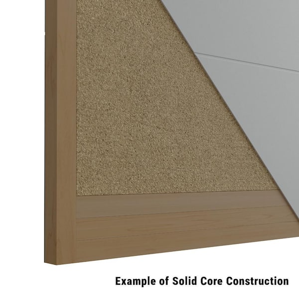 Melrose Solid Core Primed Interior Barn Door Slab