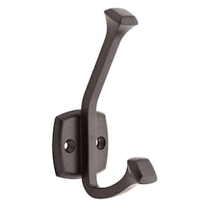4-3/8 in. Cocoa Bronze Beveled Square Wall Hook