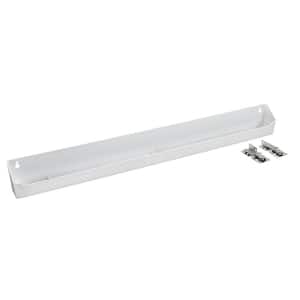 30 in. White Kitchen TipOut Cabinet Door/Drawer Tray Polymer, Plastic