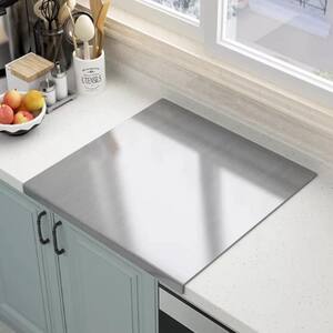 16''×12'' 304 Stainless Steel Cutting Board Anti-Slip & Mildew-Proof Easy to Clean