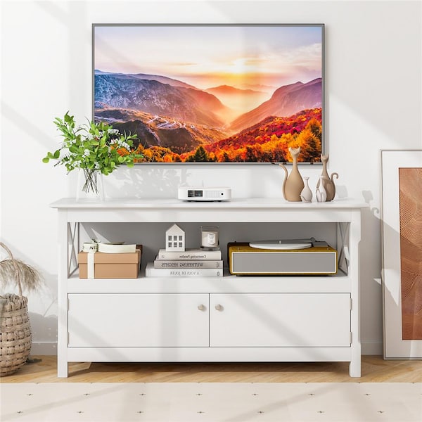 Small white tv bench hotsell