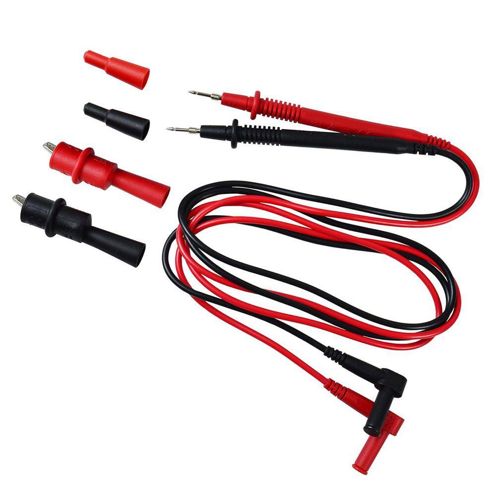 2-Piece KIT-14 Series Standard Size Test Lead Set with 4mm Banana Probe Clips and Threaded Alligator Clips ( price history on PriceWatchPro