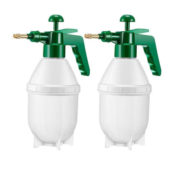 0.21 gal. Handheld Garden Pump Sprayer with Adjustable Nozzle for Sanitizing, Chemicals, Watering, Weeds, 2-Pack