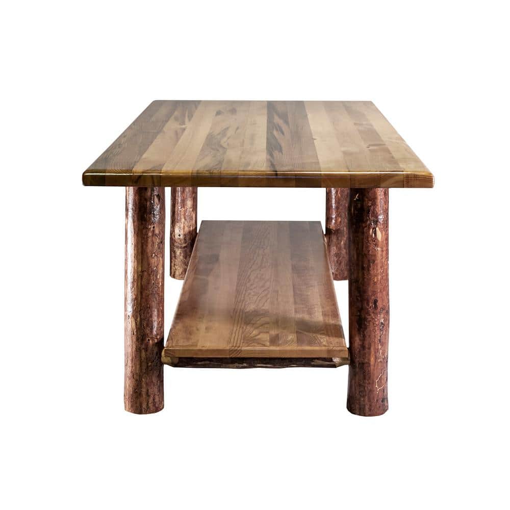 Puritan Pine Rectangular Coffee Table with Underneath Storage