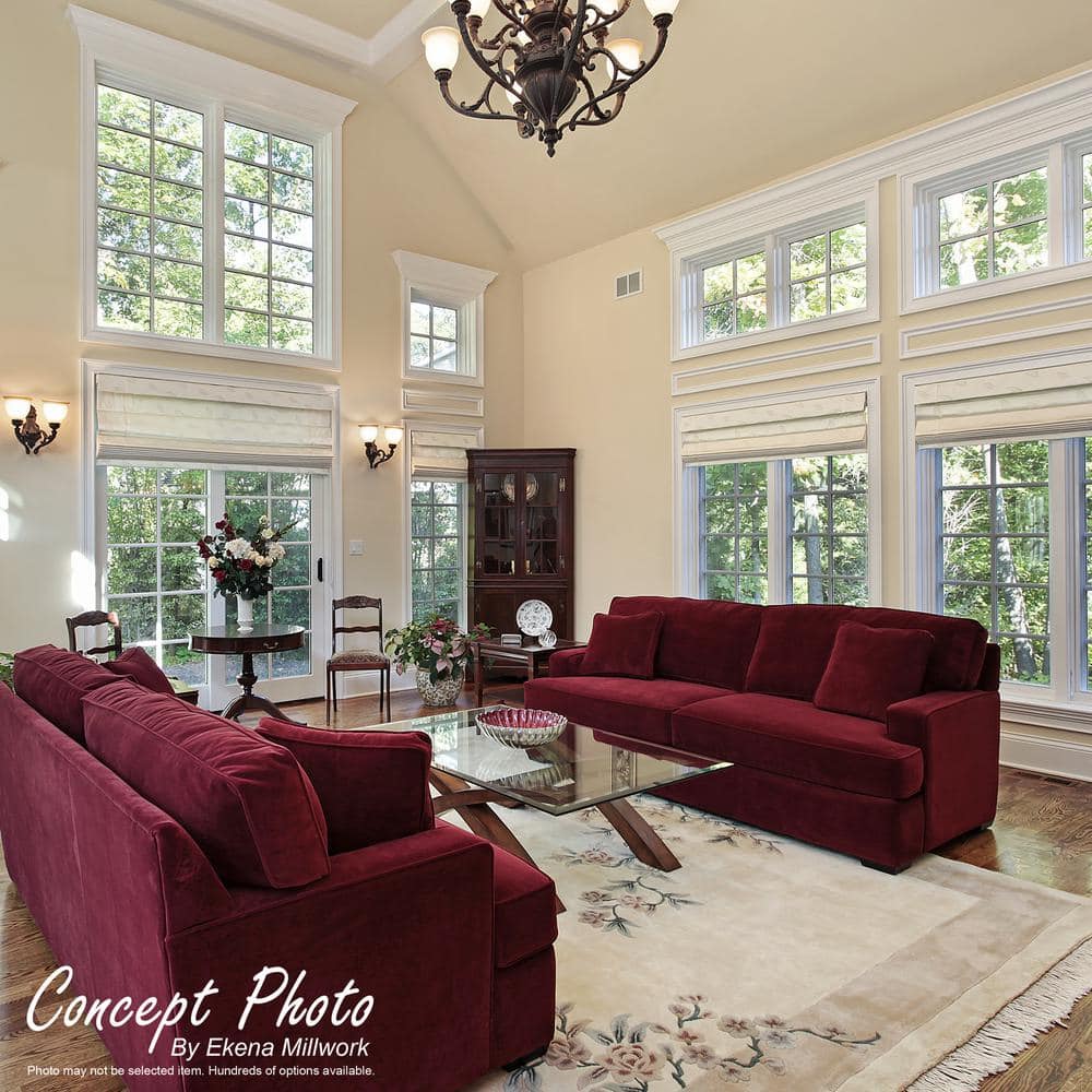 White 2.25'' H x 96'' W PVC Decorative Moulding