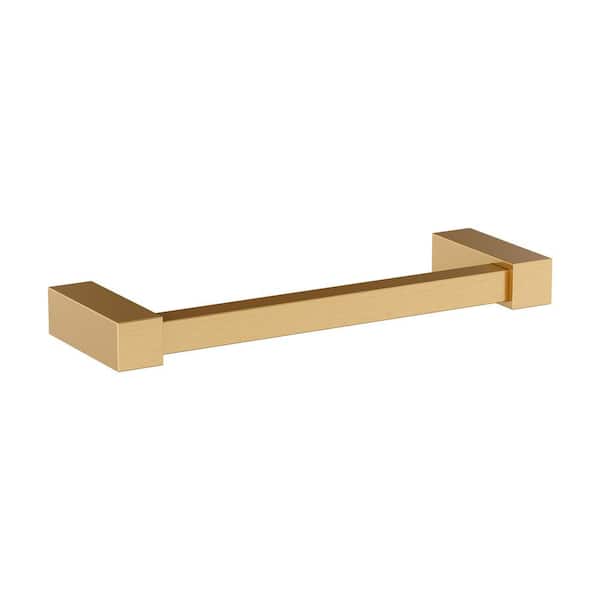 Monument 8 in. Wall Mounted Towel Bar in Champagne Bronze