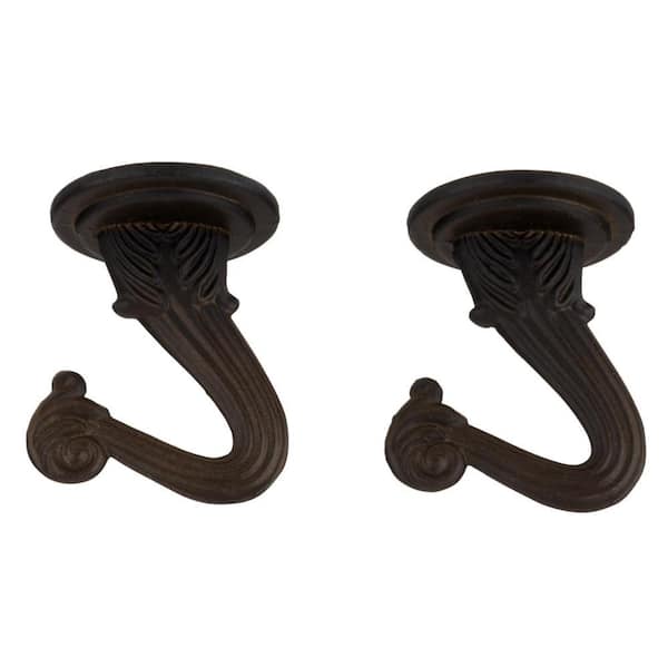 Westinghouse - 1-1/2 in. Oil Rubbed Bronze Swag Hooks (2-Pack)