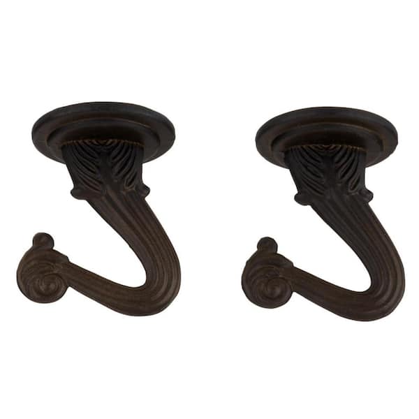 Westinghouse 1-1/2 in. Oil Rubbed Bronze Swag Hooks (2-Pack)