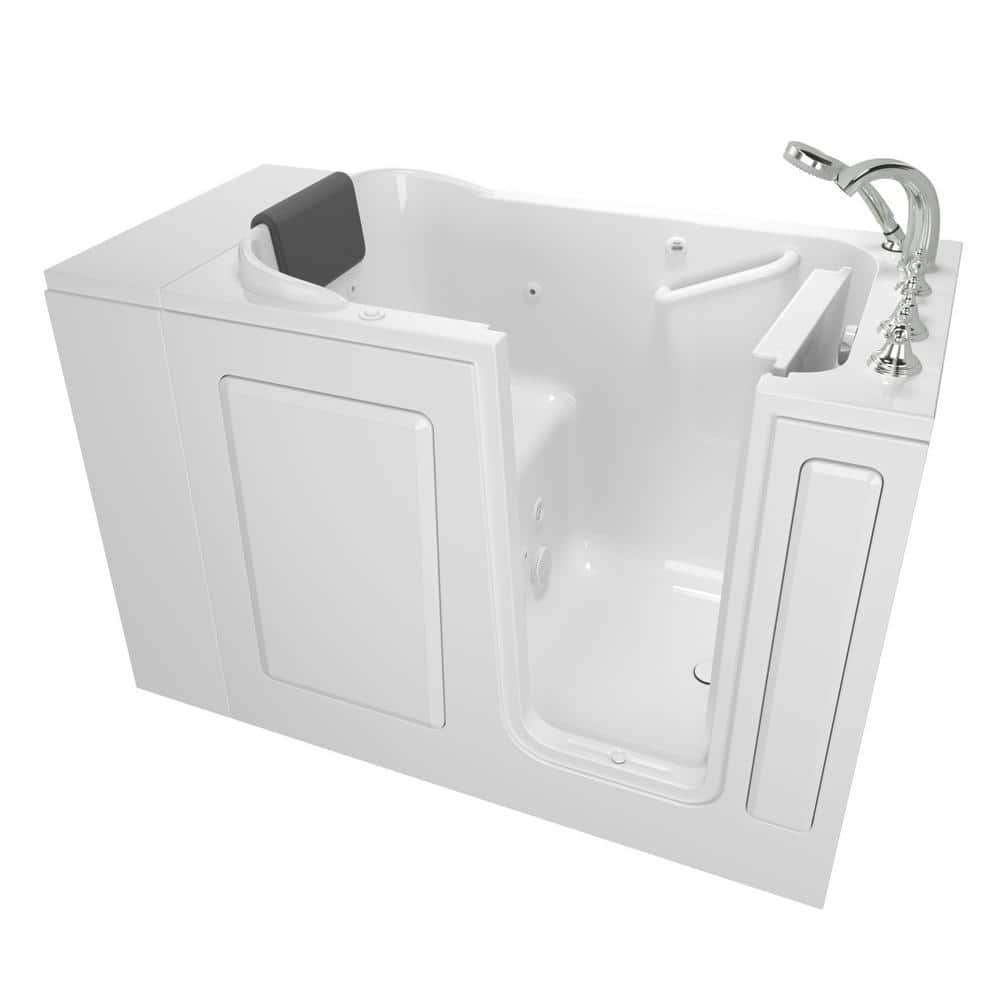 Gelcoat Premium Series 48 in. x 28 in. Right Hand Walk-In Whirlpool Bathtub