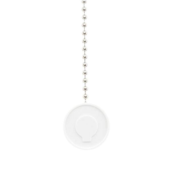 Hugger 52 In LED Indoor White Ceiling Fan With Light Kit 