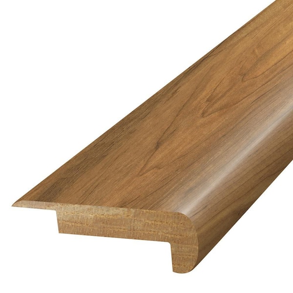 PERFORMANCE ACCESSORIES Warbler  0.75 in. T x 2.37 in. W x 78.7 in. L Textured Wood Look Laminate Moulding/Trim Stair Nose Molding
