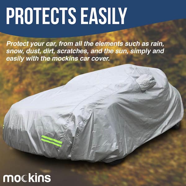 S-XXL Universal Heavy Duty Car Rain Cover Waterproof Scratch Resistant Protector 