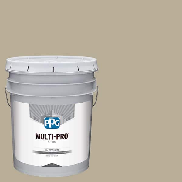 MULTI-PRO 5 gal. PPG14-27 True Khaki Eggshell Interior Paint