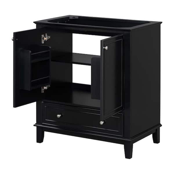 XUJMK 30 in. W Bath Vanity Cabinet without Top in Black, Multi