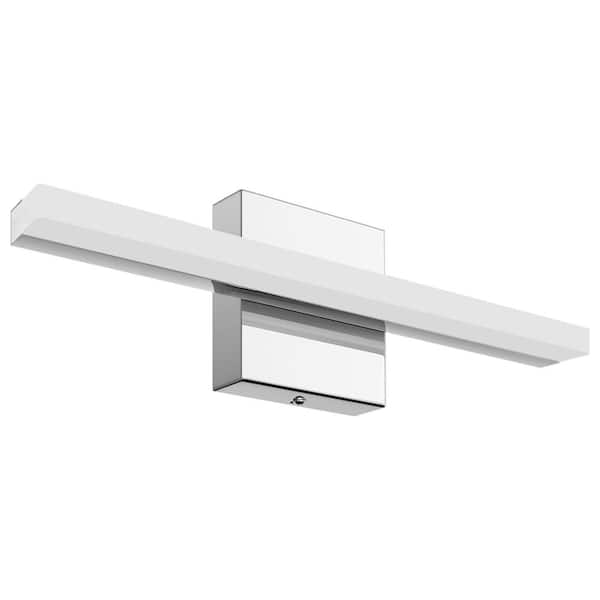 LamQee 16 in. 1-Light 8-Watt 6500K Cool White Integrated LED Bathroom Vanity Light Bar