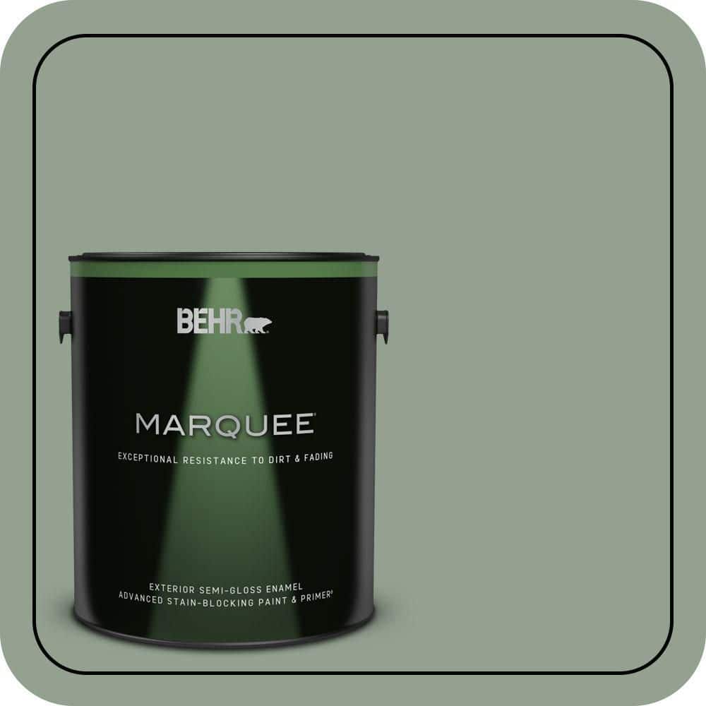 1 gal. #N400-4 Forest Path Semi-Gloss Enamel Exterior Paint & Primer product image for price tracking