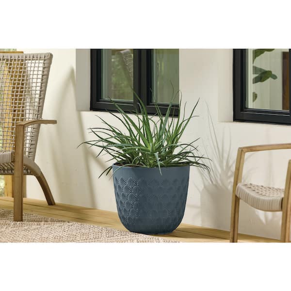 16 in. Aviva Deep Sea Recycled Materials Planter (16 in. D x 14 in. H)