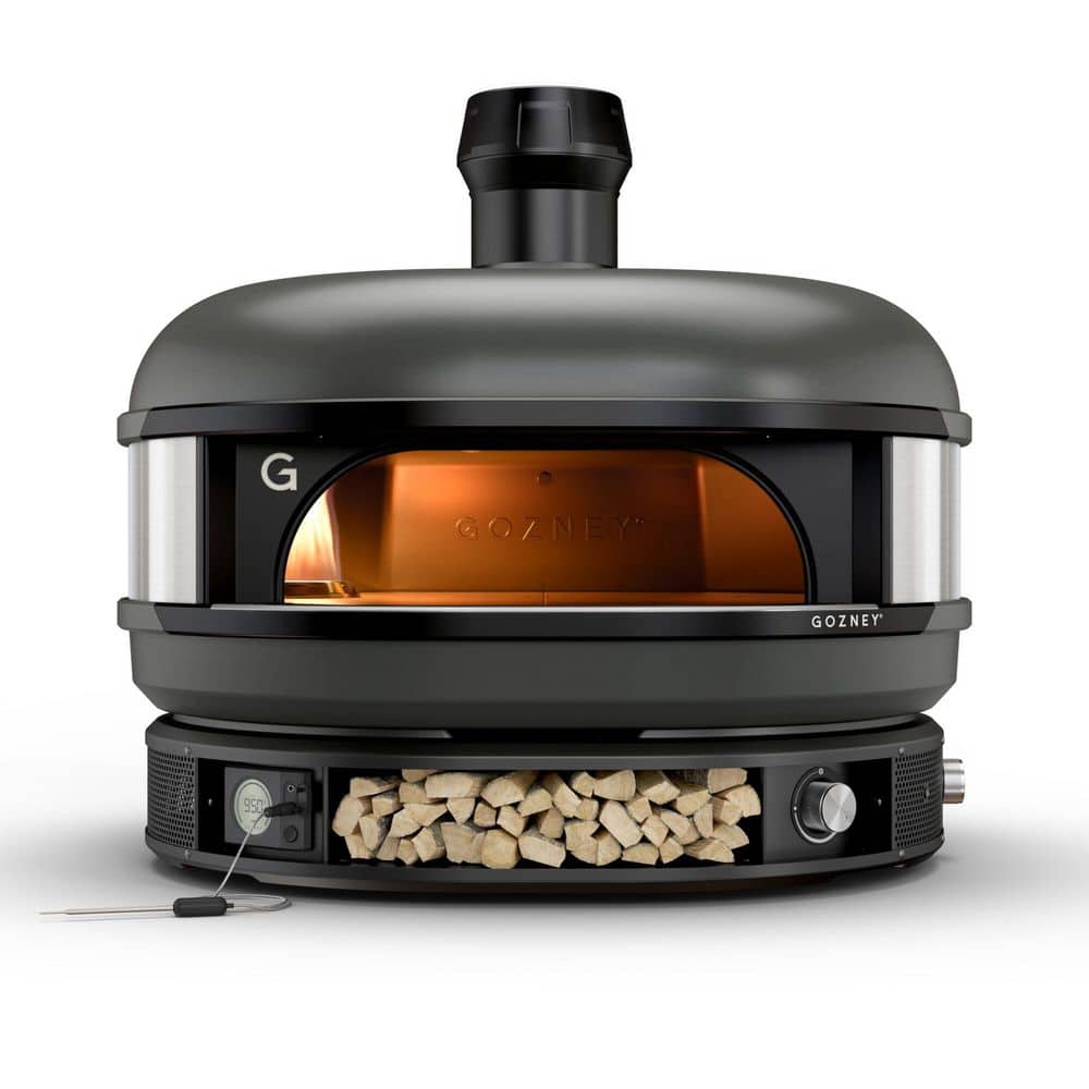 Dome Propane Outdoor Pizza Oven in Off-Black