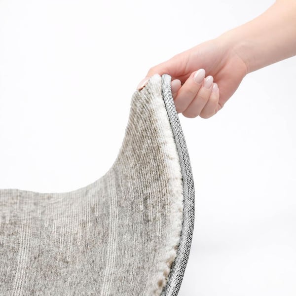Dream Shag Premium Machine Washable Abstract ADS647 Gray 5 ft. x 7 ft. 6 in. Area Rug