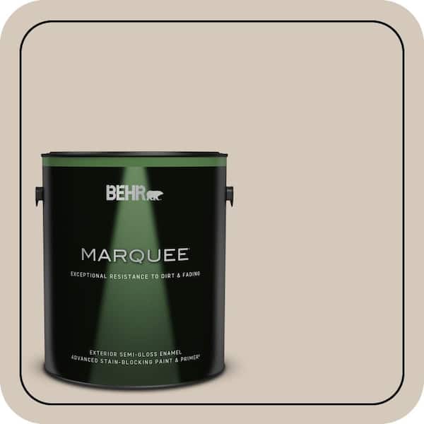 BEHR MARQUEE 1 gal. #BNC-02 Understated Semi-Gloss Enamel Exterior Paint & Primer