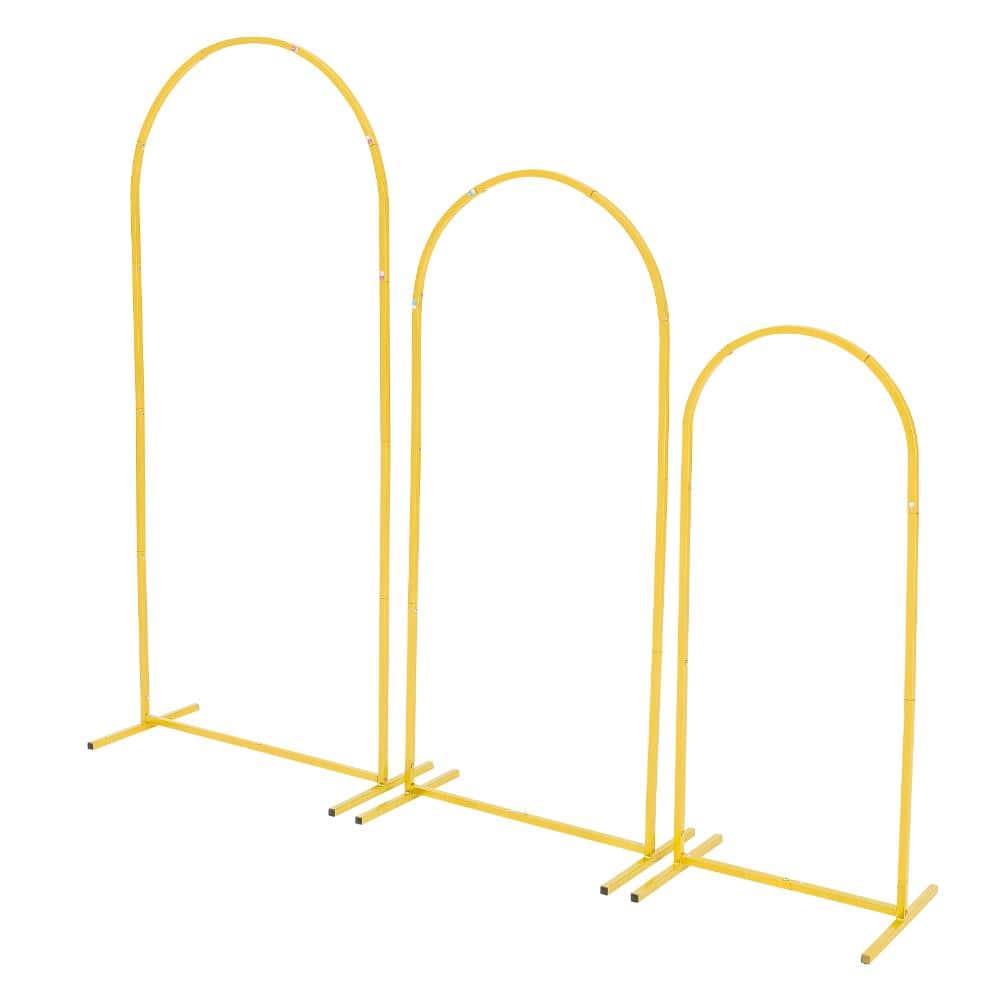 Gold Metal Arch Backdrop Stand Set of 3 (6 ft., 5 ft., 4 ft.) price history on PriceWatchPro
