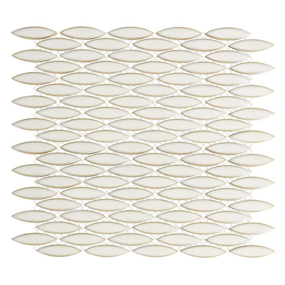 Pescado Honed Snowcap White 6 in. x 6 in. Porcelain Mosaic Take Home Tile Sample price history on PriceWatchPro