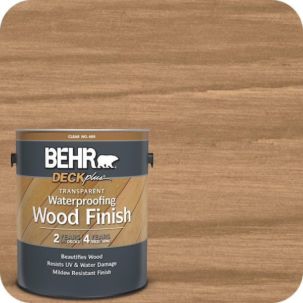 1 Gal. Natural Clear Transparent Waterproofing Exterior Wood Finish