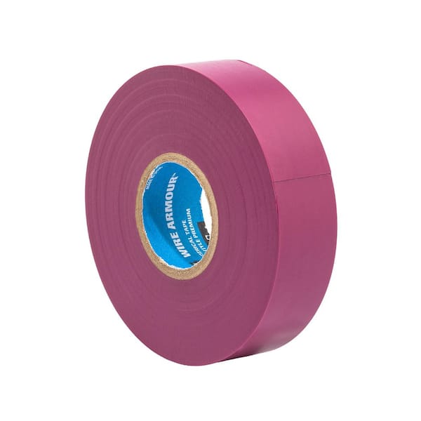 Wire Armour 3/4 in. x 66 ft. Premium Vinyl Tape, Violet (10-Pack)