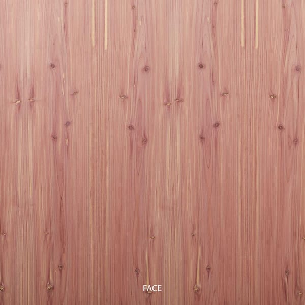 Columbia Forest Products - 1/4 in. x 2 ft. x 8 ft. PureBond Aromatic Cedar Plywood Project Panel (Free Custom Cut Available)