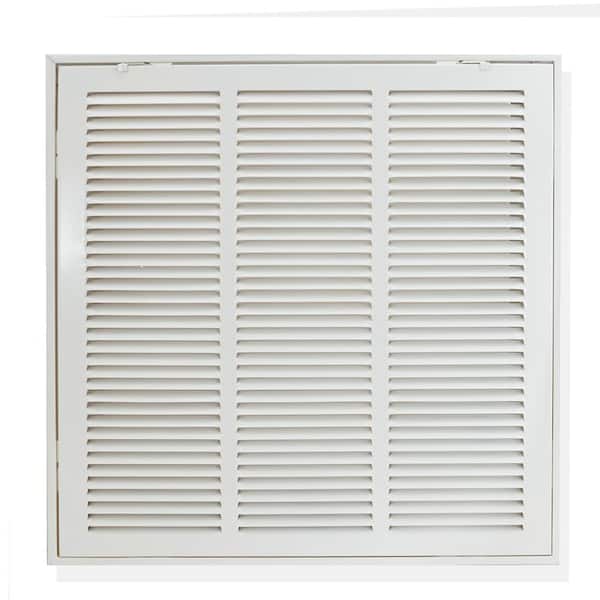 for 1-inch FiltersHVA 18" X 18" Steel Return Air Filter Grille Fixed Hinged 