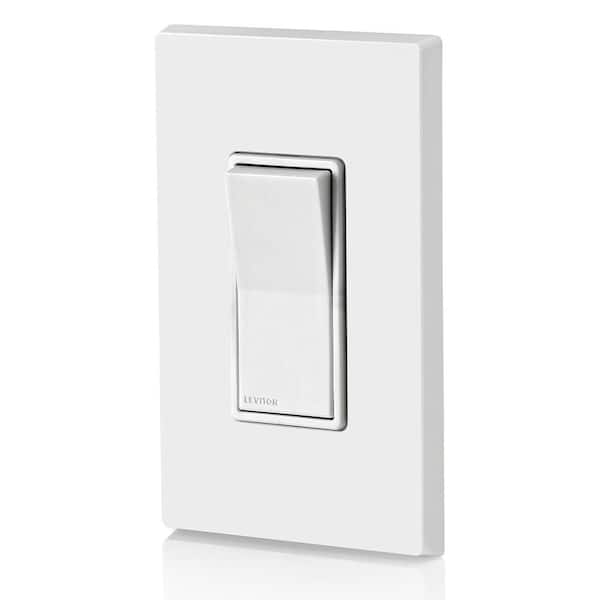 15 Amp Decora Weather-Resistant 3-Way Switch, White W5603-W