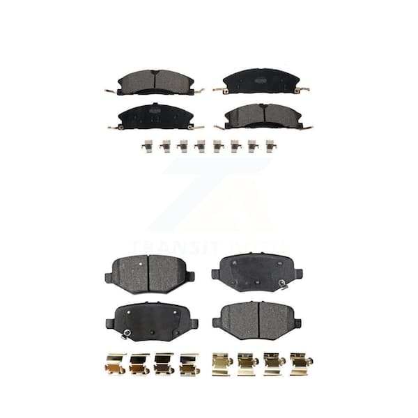 TEC Front Rear Ceramic Brake Pads Kit For Ford Explorer Taurus Flex Police Interceptor Sedan KTC-100263