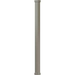 8' x 5-1/2" Endura-Aluminum Craftsman Style Column, Square Shaft (Load-Bearing 20,000 LBS), Non-Tapered, Wicker