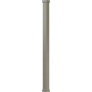 8' x 5-1/2" Endura-Aluminum Craftsman Style Column, Square Shaft (Post Wrap Installation), Non-Tapered, Wicker