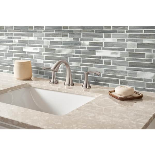 Bimini Interlocking 12 in. x 12 in. x 0.16 in. Glass/Metal/Stone Mesh-Mounted Mosaic Wall Tile (20 sq. ft./Case)