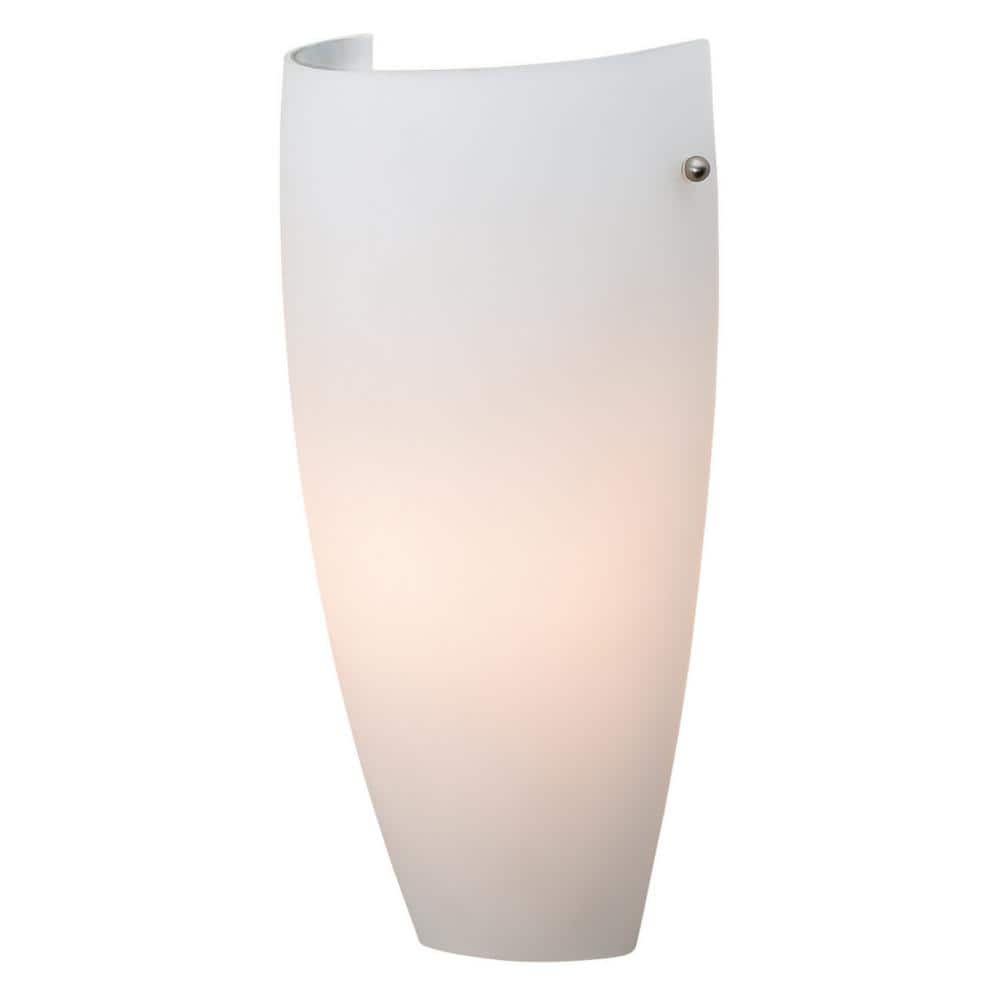 Daphne 12" White Steel Dimmable LED Wall Sconce