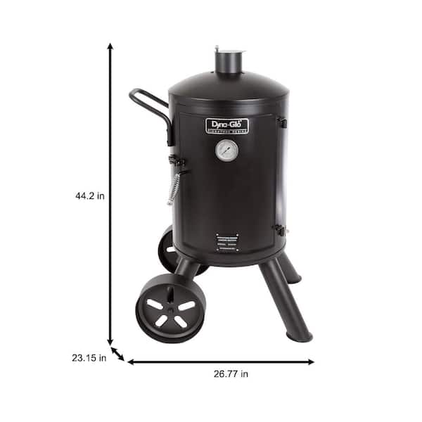 Dyna-Glo Signature Series Heavy-Duty Vertical Charcoal Smoker in Black with  Premium Vertical Smoker Cover DGSS681VCS-DC - The Home Depot