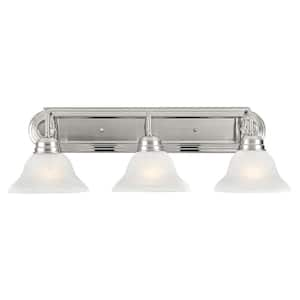 Millbridge 3-Light Satin Nickel Vanity Light