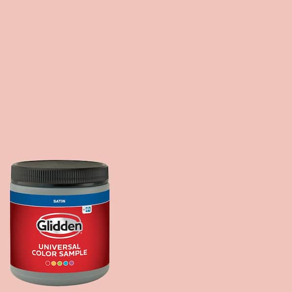 Glidden 8 oz. PPG1191-3 Peach Ash Satin Interior Paint Sample
