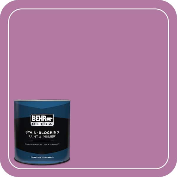 BEHR ULTRA 1 qt. #HDC-SP16-11 Cactus Flower Satin Enamel Exterior Paint & Primer