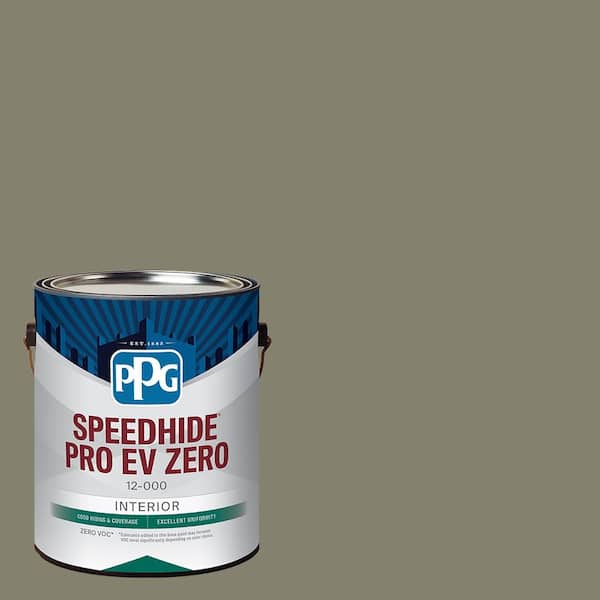 Speedhide Pro EV Zero 1 gal. PPG1032-5 Tortuga Semi-Gloss Interior Paint