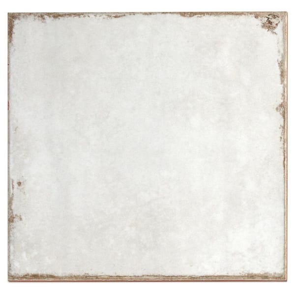 Ivy Hill Tile Angela Harris White 4 in. x 0.39 in. Polished Ceramic Wall Tile Sample
