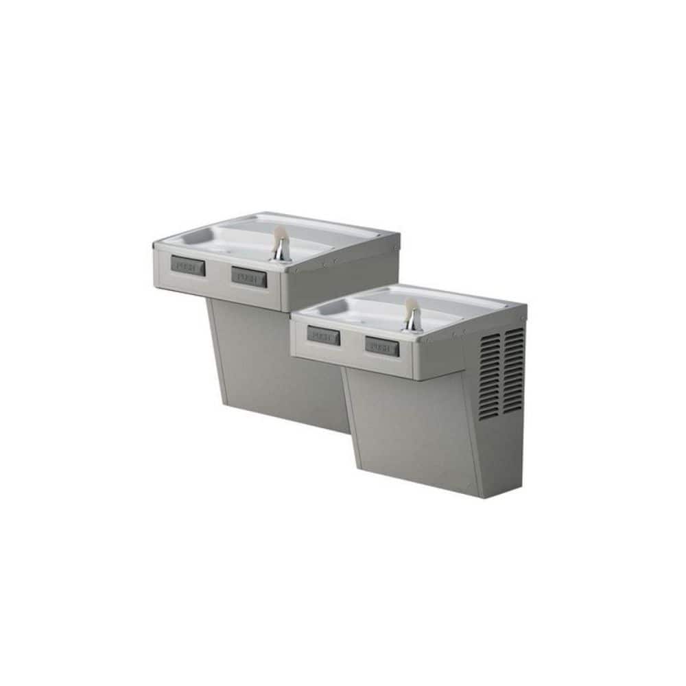 Push button ADA Light Gray Granite Bi-Level Drinking Fountain price history on PriceWatchPro