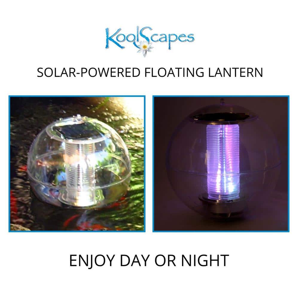 Black Deluxe Pond Kit with Solar Light and Pump