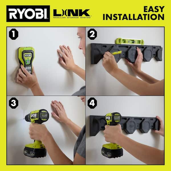 RYOBI LINK Wall Storage 35-Piece Kit STM520K - The Home Depot
