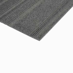 Adirondack - Sky - Gray Commercial 24 x 24 in. Peel and Stick Carpet Tile Square (60 sq. ft.)