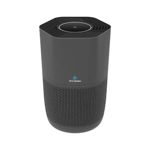 Sciaire Essential 214 sq. ft. HEPA-True Console Air Purifier in Black with PlasmaShield Technology WiFi-Enabled