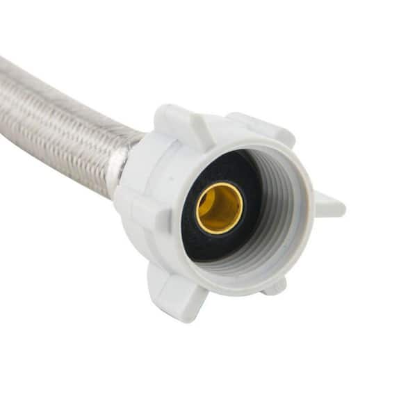 3/8 in. Flare x 7/8 in. Ballcock Nut x 12 in. Braided Polymer Toilet Supply Line